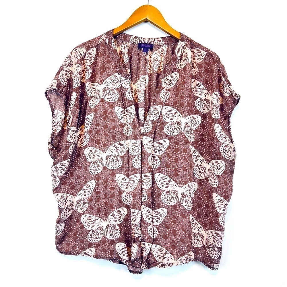 Hale Bob Boho Butterfly Top size 2x